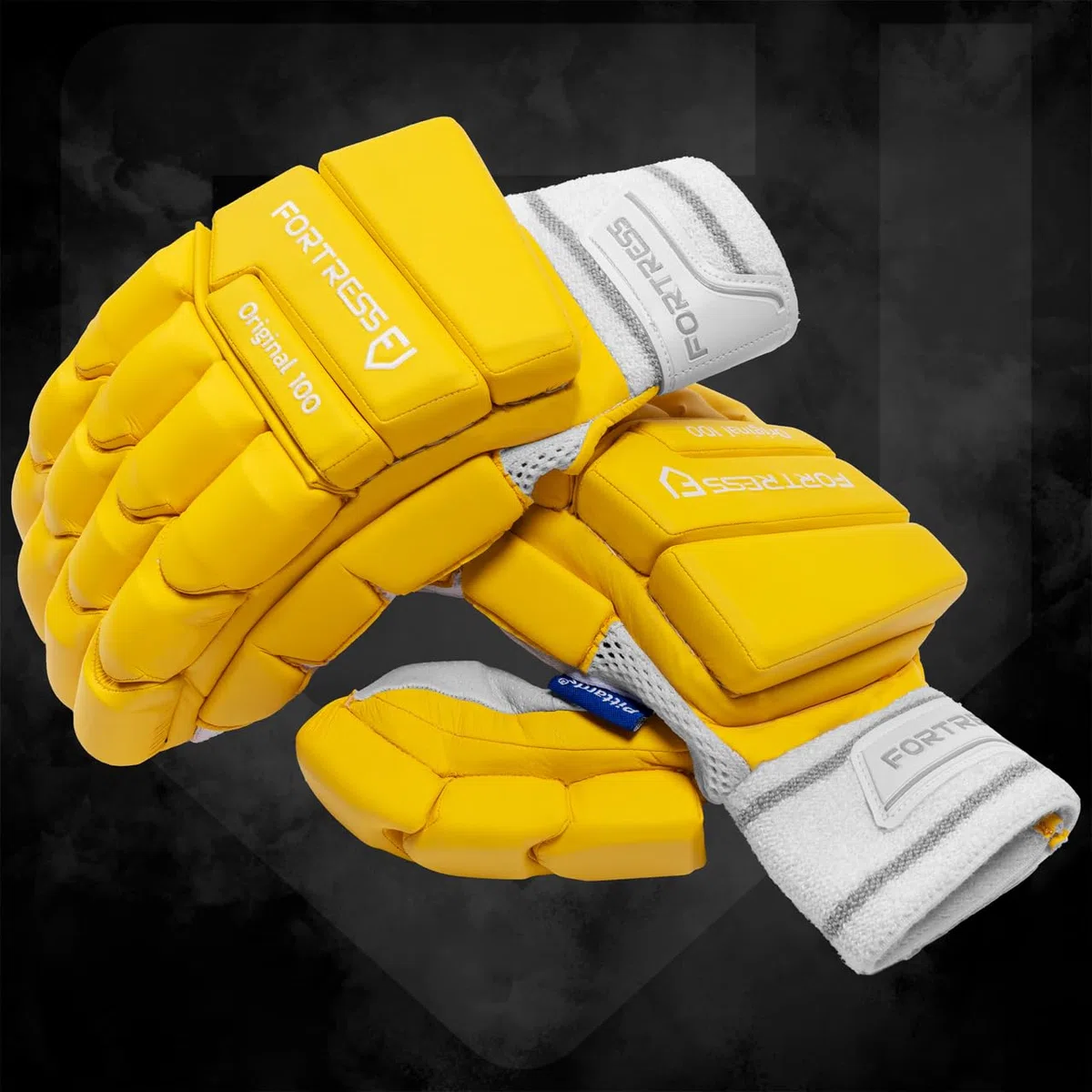FORTRESS Guanti Da Battuta Cricket Original 100 – Guanti Da Cricket | Eccellente Presa | Ventilazione | 5 Colori Disponibili