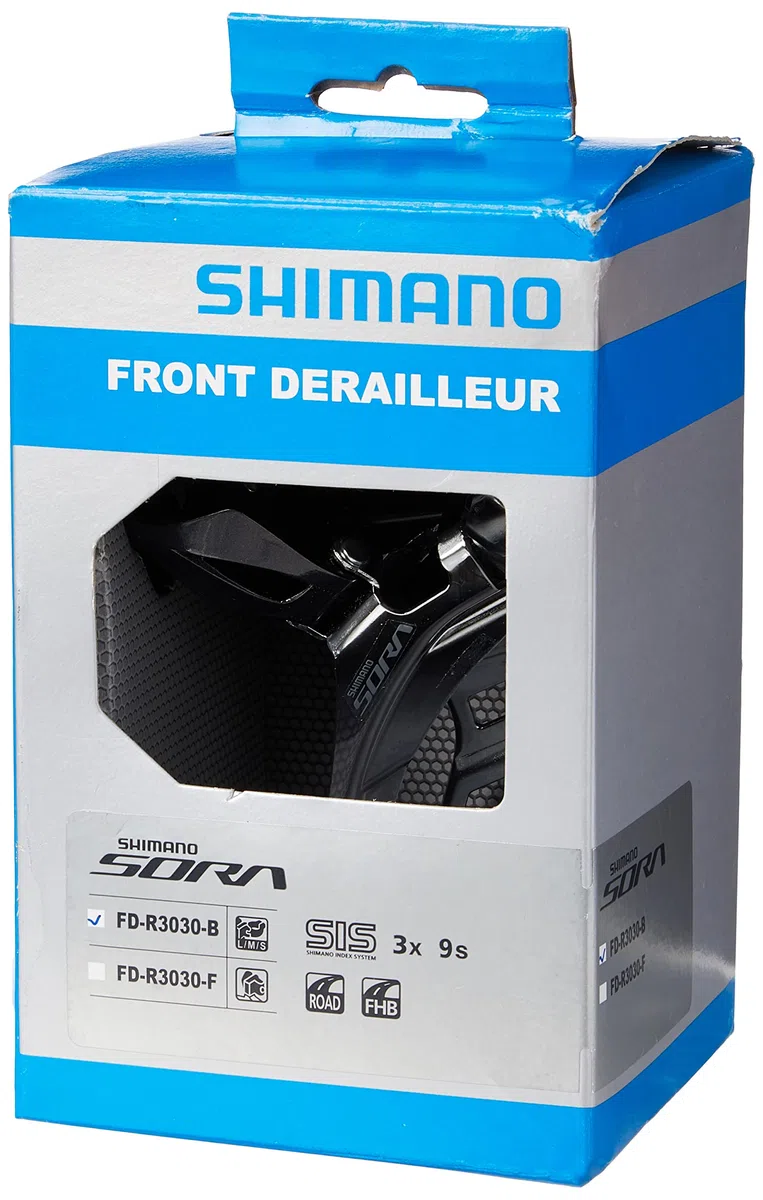 Shimano Sora FDR3030X Umwerfer (34,9 mm | 3x9-fach | nero/argento)