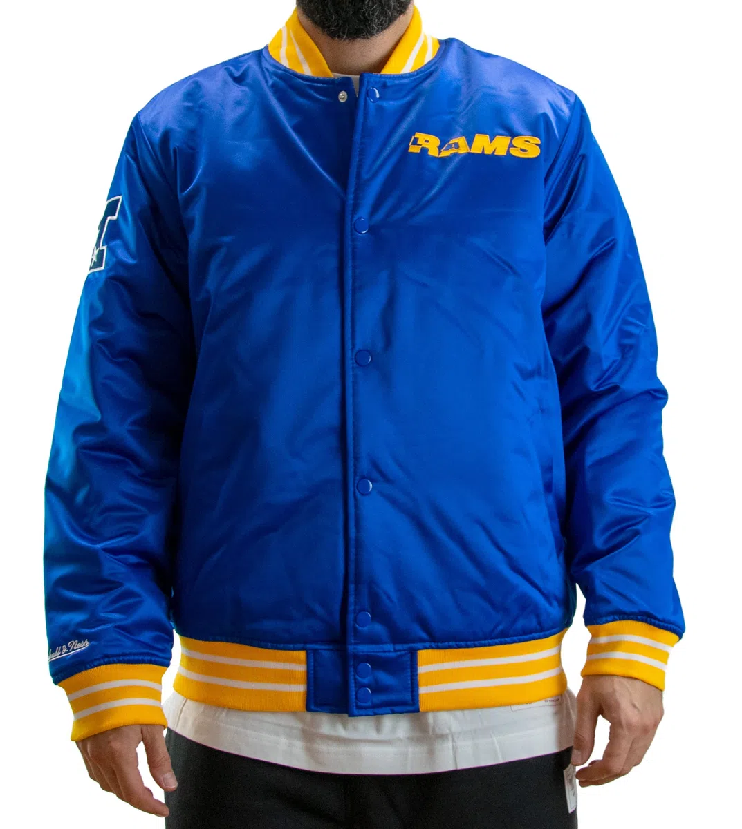 Mitchell & Ness Giacca in raso pesante NFL