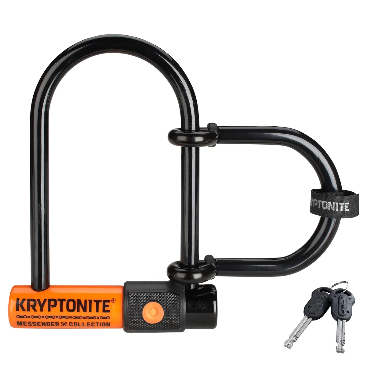 Kryptonite messenger mini + Plus Wheel Extender Bicycle u-lock