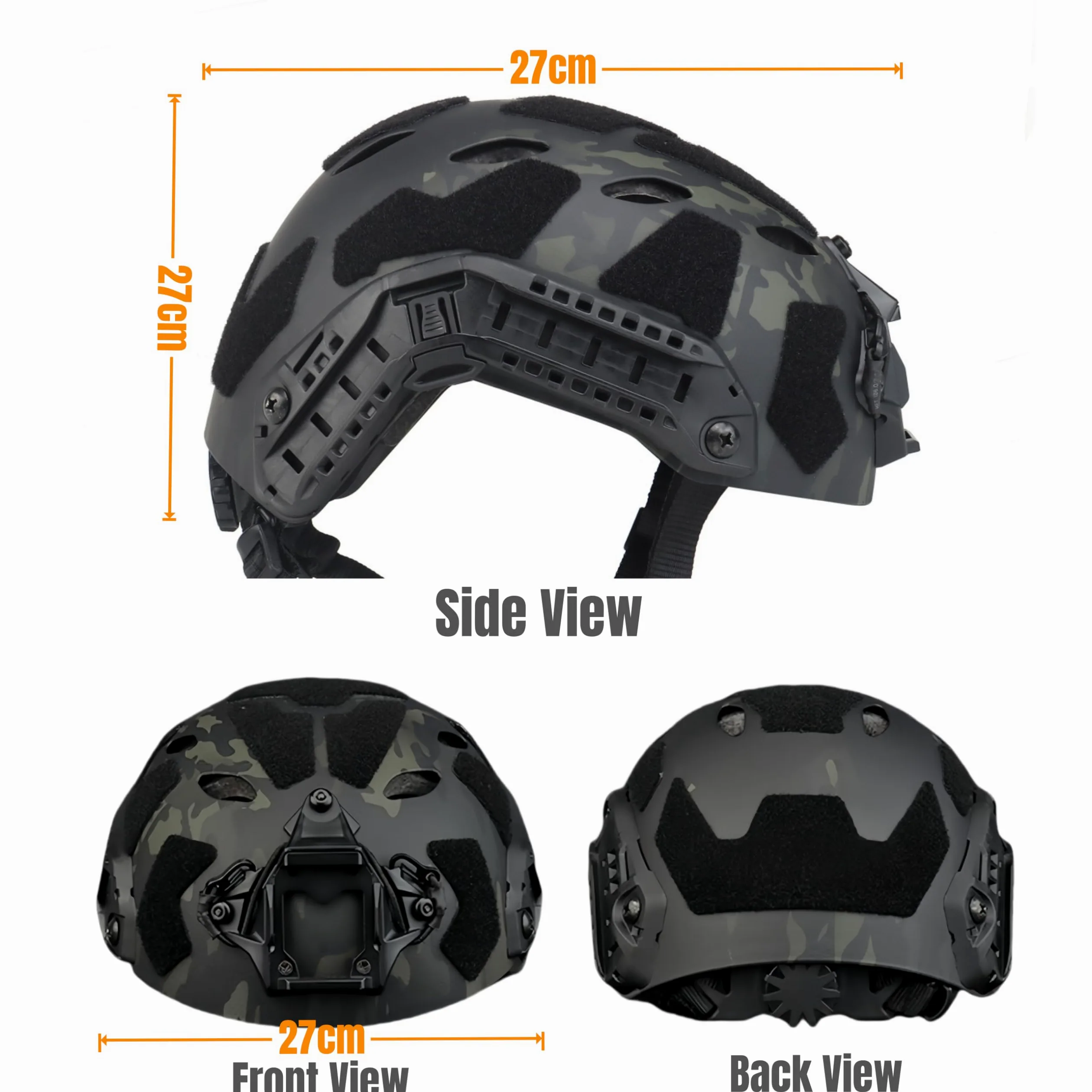 Casco tattico veloce leggero protettivo SF S.uprt casco alto taglio paintball airsoft dispositivo di visione notturna