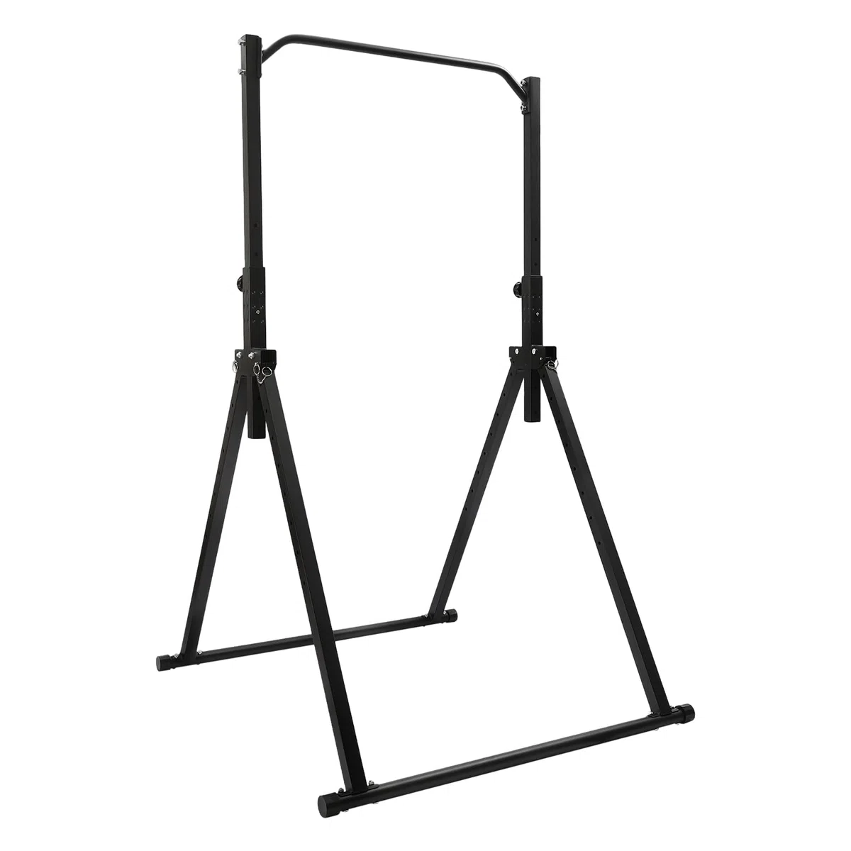 Asta orizzontale regolabile Height Home Pull Up Bar Triangular Station regolabile, autoportante, per palestra a casa, asta triangolare per trazioni per allenamento di forza