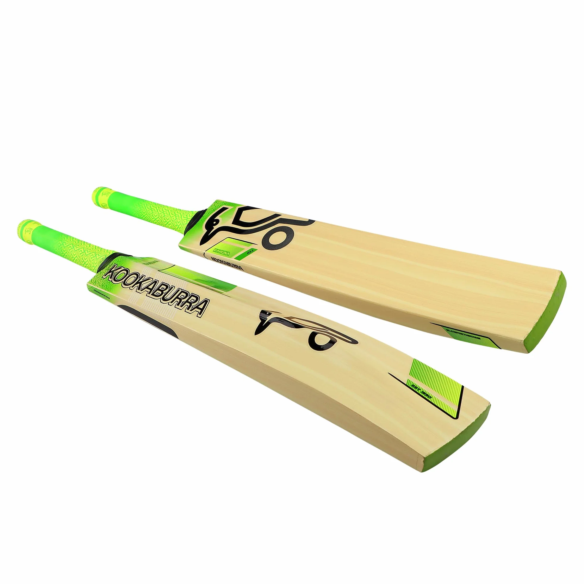 Kookaburra Kahuna 10.1 Cricket Bat-Short Handle, Mazza Junior Gioventù Unisex, Verde Lime, Manico Corto