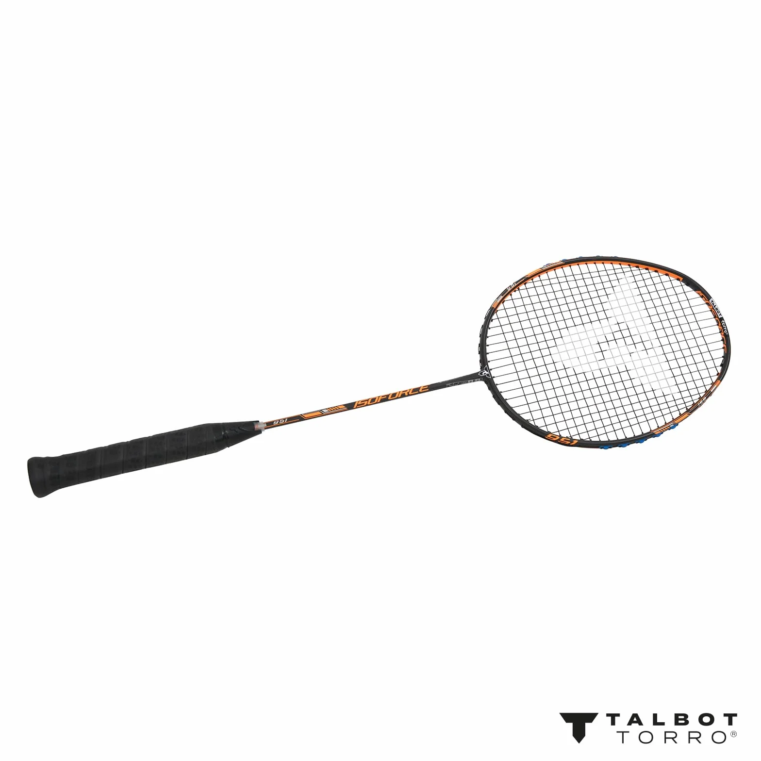 Talbot Torro Isoforce 951 Racchetta da Badminton, 100% Carbon4, Asta Lunga per la Massima Potenza, Profilo della Testa Multitaper 439564