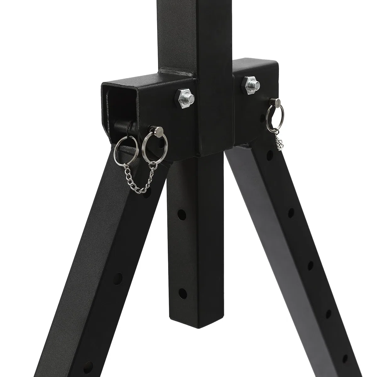 Asta orizzontale regolabile Height Home Pull Up Bar Triangular Station regolabile, autoportante, per palestra a casa, asta triangolare per trazioni per allenamento di forza