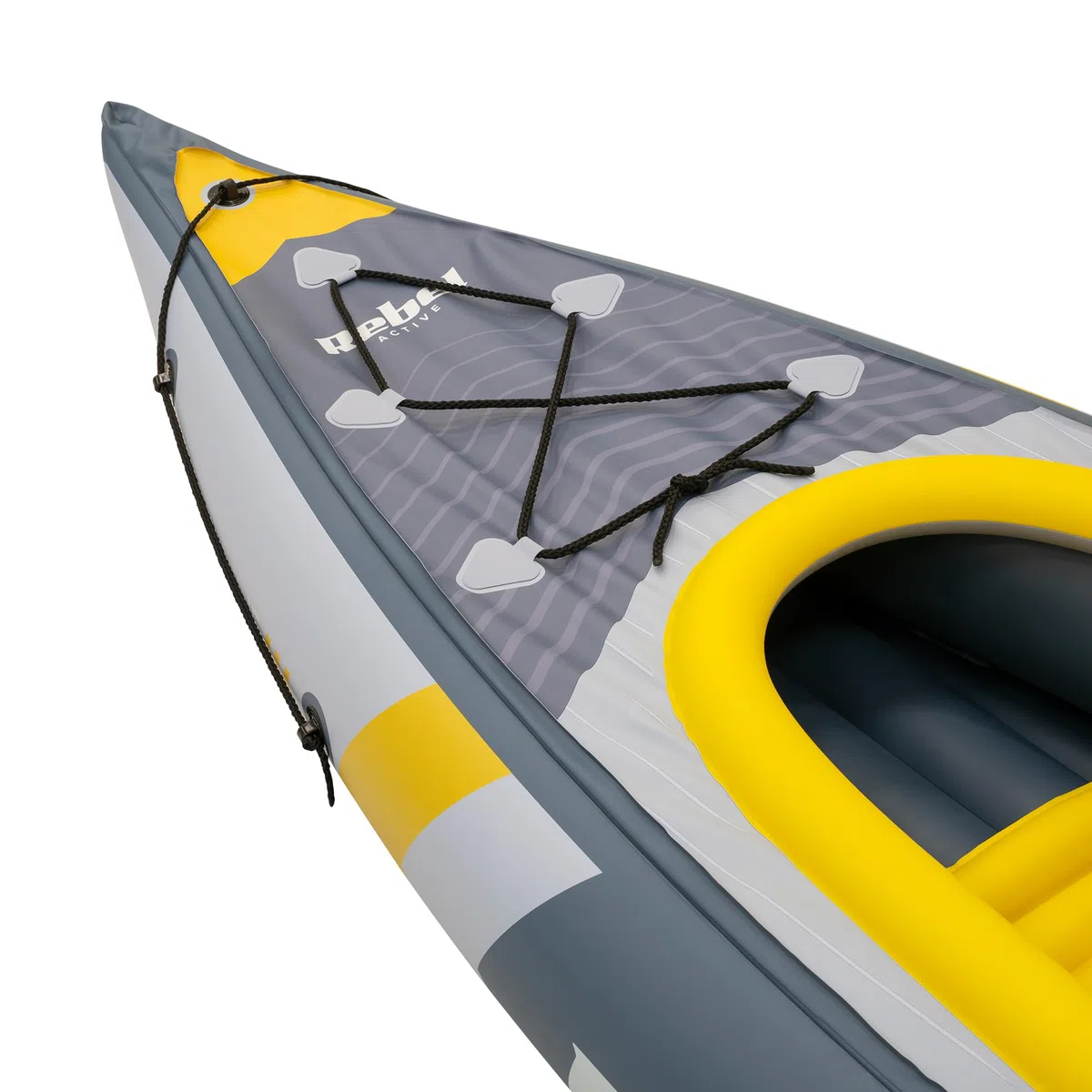 Rebel Electro Kayak Gommone gonfiabile turistico 282x90 Pontone gonfiabile Sedile RBA-4515