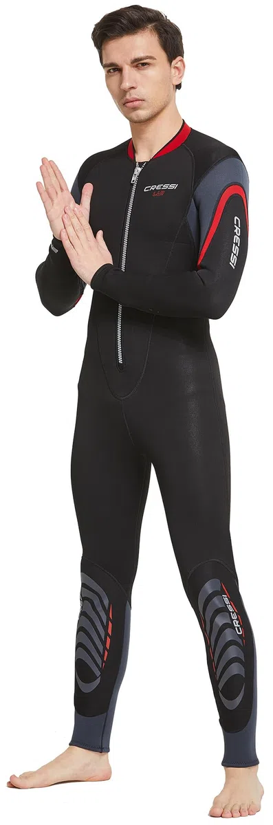 Cressi Lui Monopiece Wetsuit 2.5mm - Muta Monopezzo Uomo in Neoprene High Stretch 2.5mm