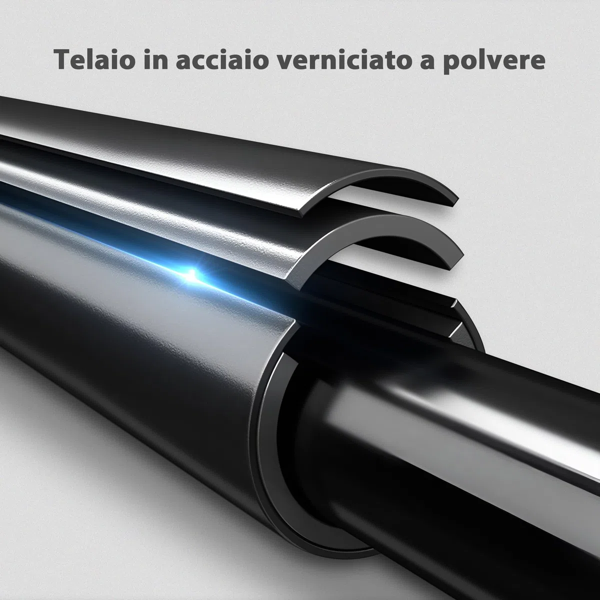 SPORTNOW Set 2 Barre per Dip Regolabile su 4 Altezze con Maniglie Antiscivolo, Push Up Bar in Acciaio, 70x50x80-105 cm, Nero