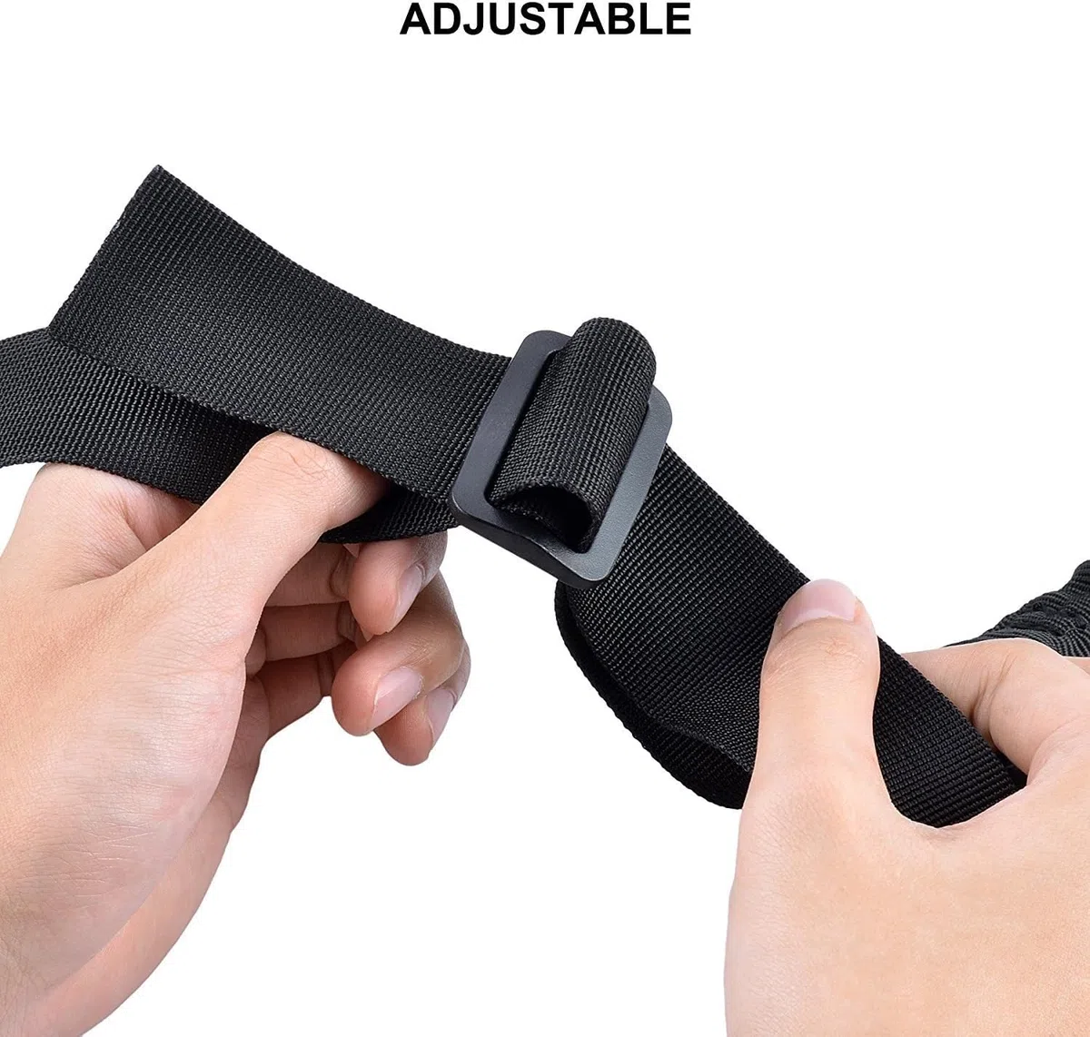 BOOSTEADY Tracolla tradizionale a 2 punti, lunghezza regolabile, 3,2 cm, senza componenti in plastica, interamente in metallo
