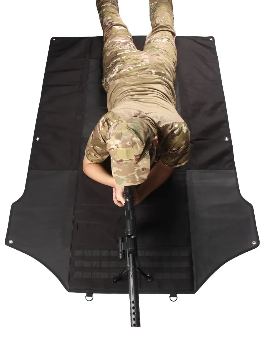 ACEXIER Tappetino tattico per allenamento di tiro all'aperto, campeggio, caccia, portatile, arrotolabile, coperta da picnic