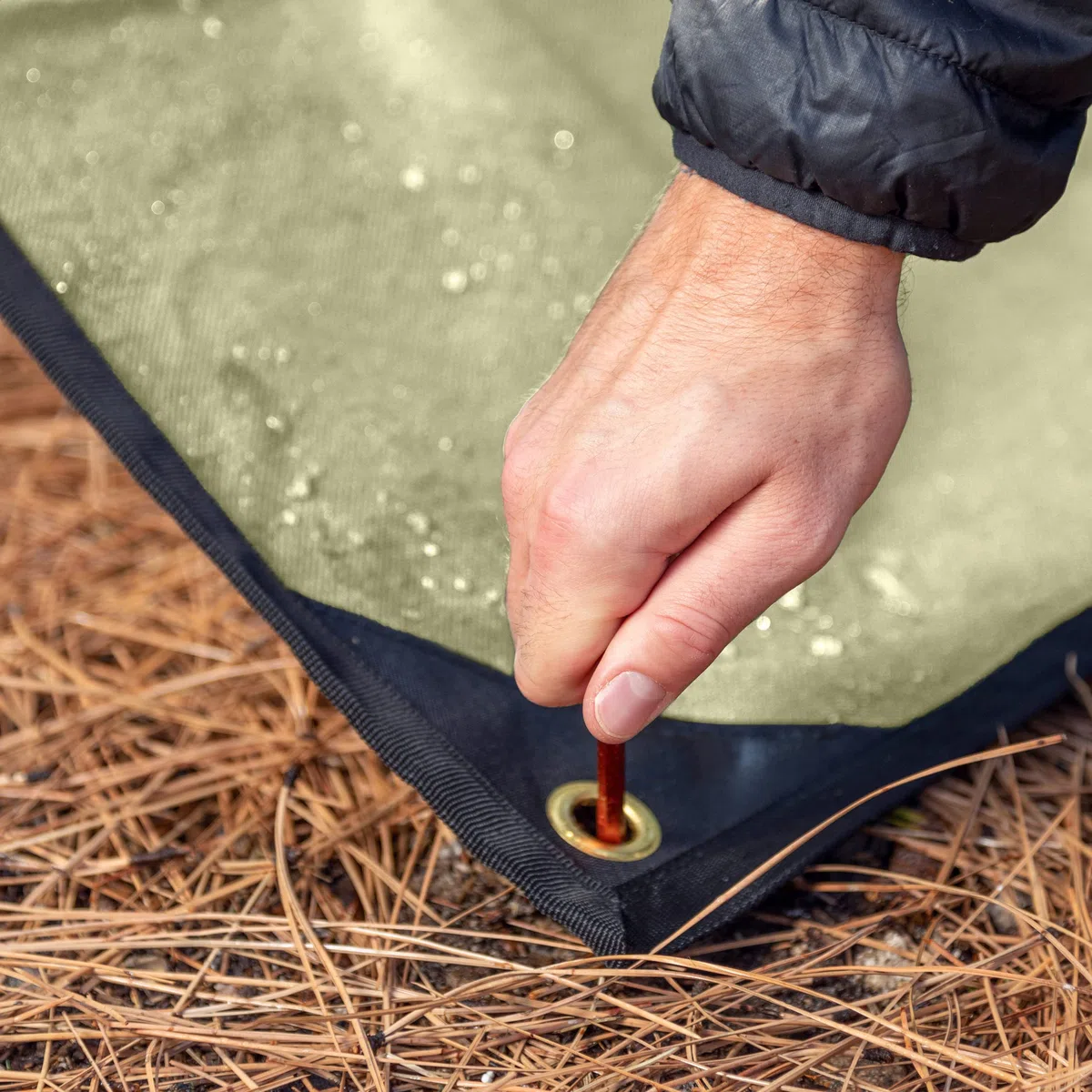 Arcturus XL Survival Tarp - Telo isolante riflettente termico da campeggio, 22,5 x 30,5 m, colore: marrone chiaro