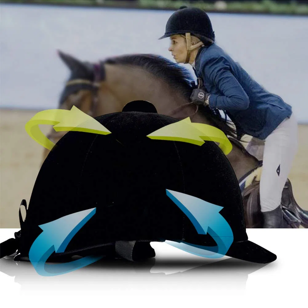 Casco da equitazione, casco sportivo per equitazione, attrezzatura da equitazione per donne e uomini