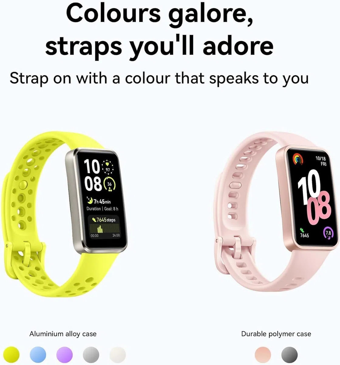 HUAWEI Band 10 Smartwatch, monitoraggio sportivo con intelligenza artificiale, monitoraggio avanzato del sonno, assistente di benessere emotivo, ricarica rapida, compatibile con iOS e Android, blu