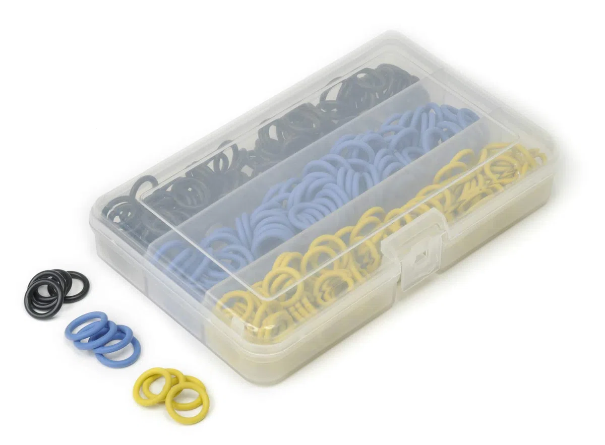 Best Divers AB0490 Kit Din, O-Ring Din, Confezione 300 Pezzi, Compatibili: Mares 100, Cressi 100, Scuba 100