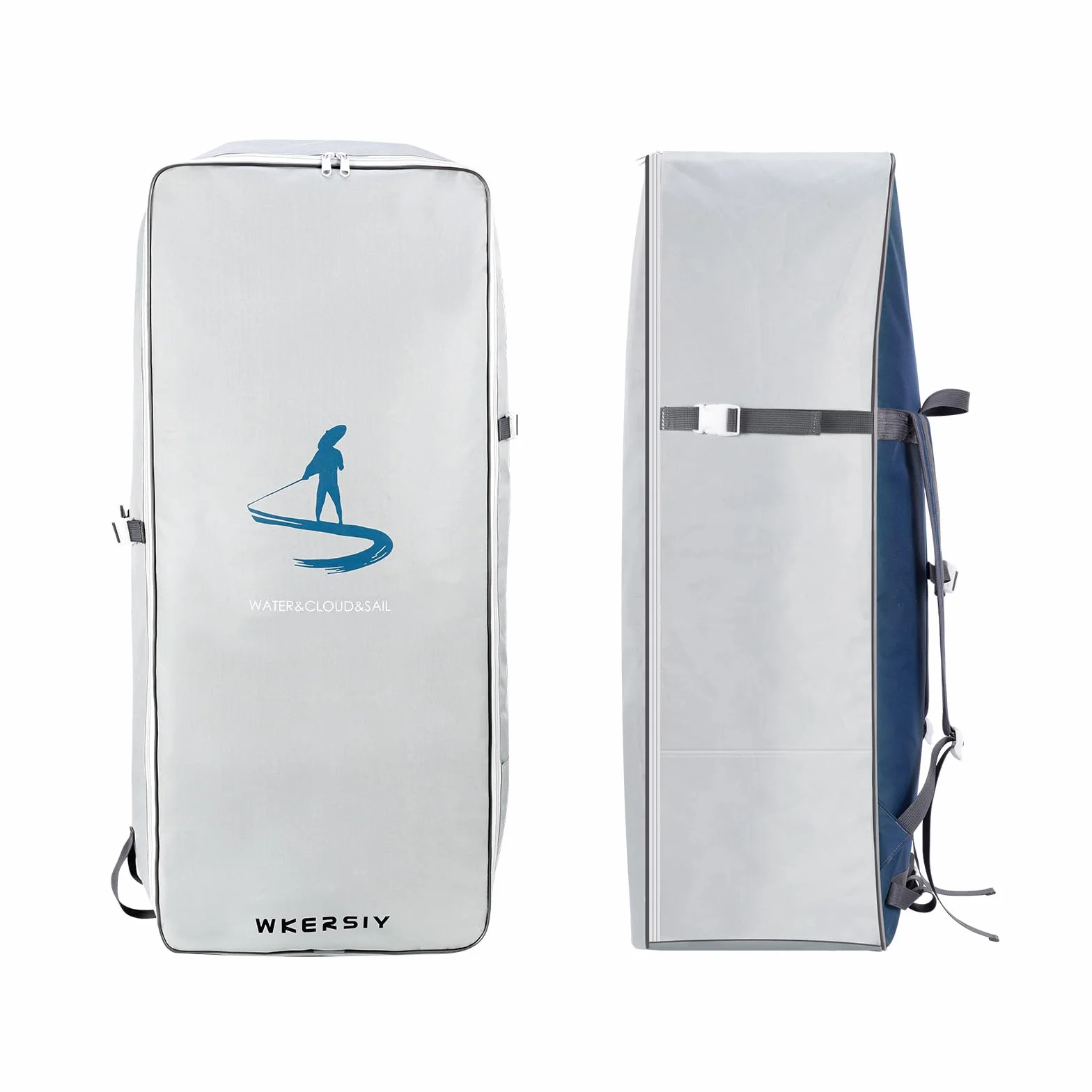 Zaino da viaggio impermeabile da 105 l, per paddleboard gonfiabile, SUP Stand Up Board, borsa a tracolla, panno Oxford portatile, borsa da surf