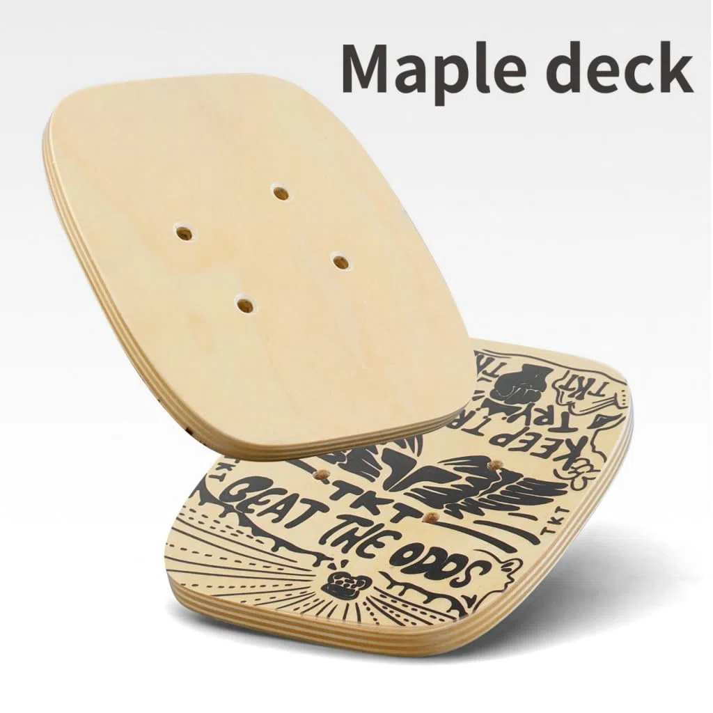 TKT Pattini liberi da esterno, in metallo, ad alta resilienza, Drift Board con bordo protettivo, cuscinetto di alta qualità, portatile, per esterni
