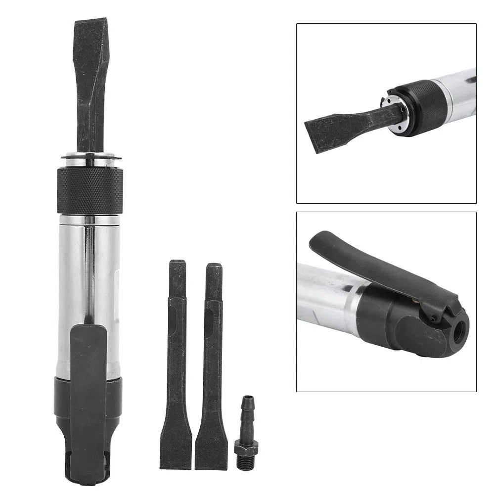 Naroote Bit a Martello Ad Aria, Martello Aria Chisel Air Hammer Pistola Pneumatica Utensile Professionale Pala Pneumatiche Utensili Attacchi per Ad CZ2 G1 / 4in 1,5J / Min