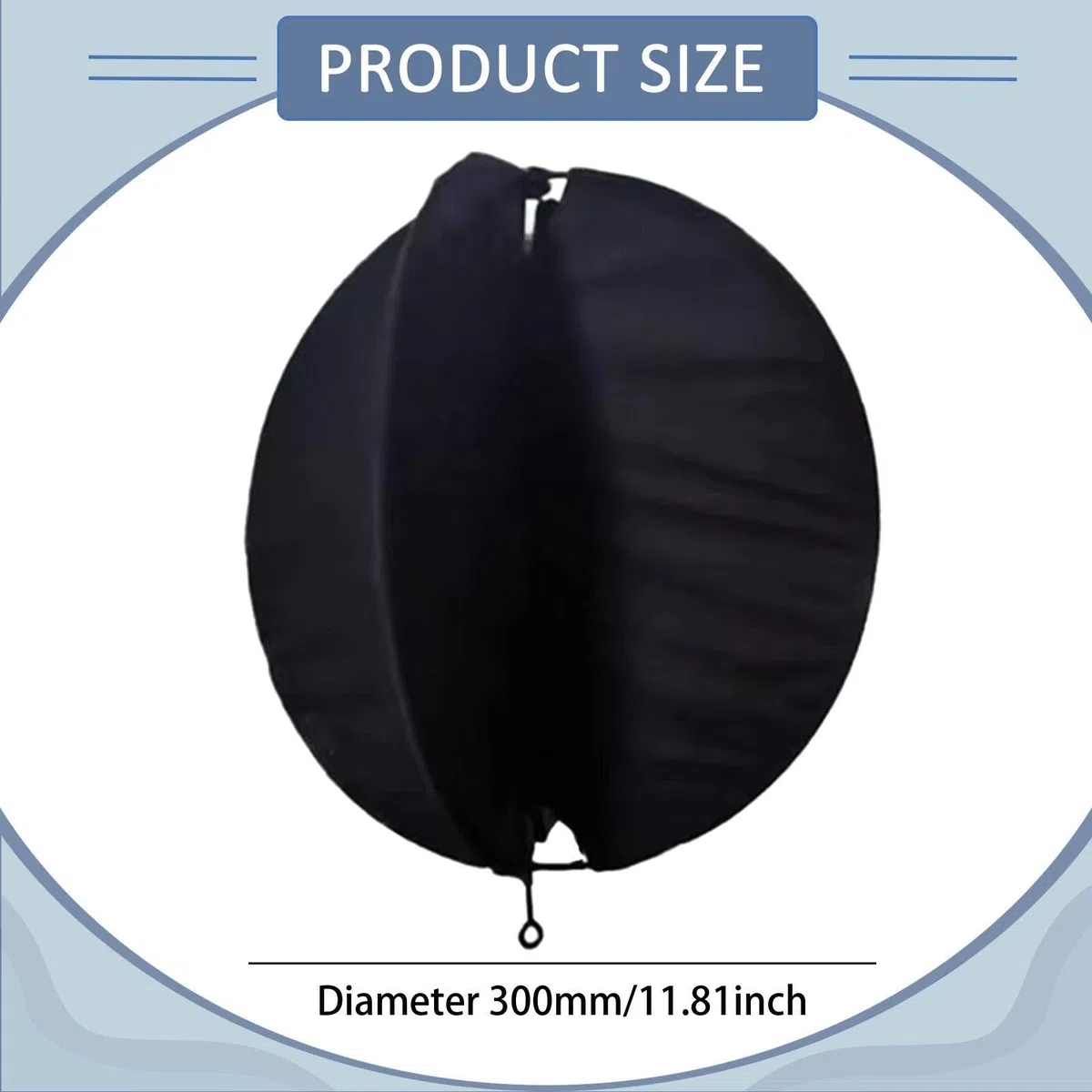 Palla di Segnalazione Dell'ancora, Palla di Segnalazione Diurna, Telone Pratico, Stabile, Durevole, Visibilità Diurna per Porti, Cant, Diametro 30 Cm