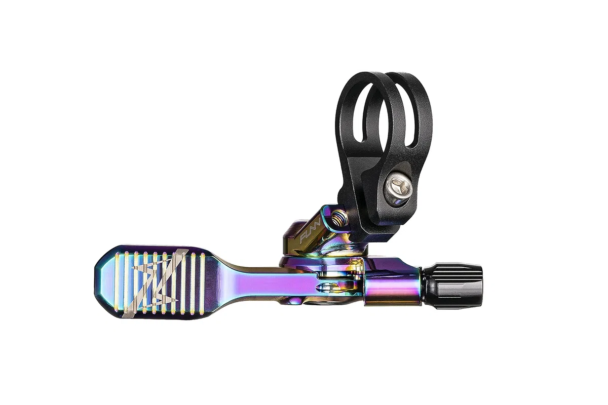 Funn UpDown Kit leva remota CNC per reggisella telescopico per mountain bike, con 4 posizioni di montaggio, compatibile con reggisele con routing esterno e interno