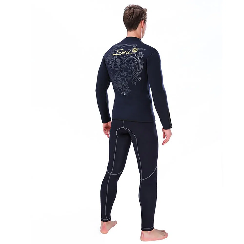 Muta da uomo e donna, con fodera in pile, 5 mm, in neoprene, per immersioni, snorkeling, canottaggio, surf, XL