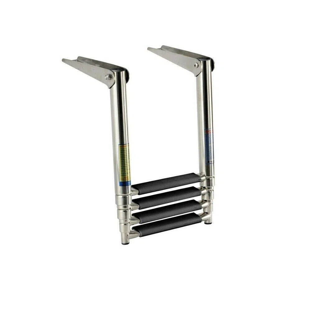 PIMAR Scaletta telescopica ribaltabile inox 316 4 gradini