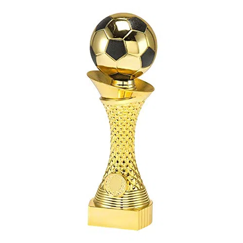 Trofeo Calcio Pallone h 25,00 cm Premiazioni Sportive Targhetta Personalizzata Omaggio