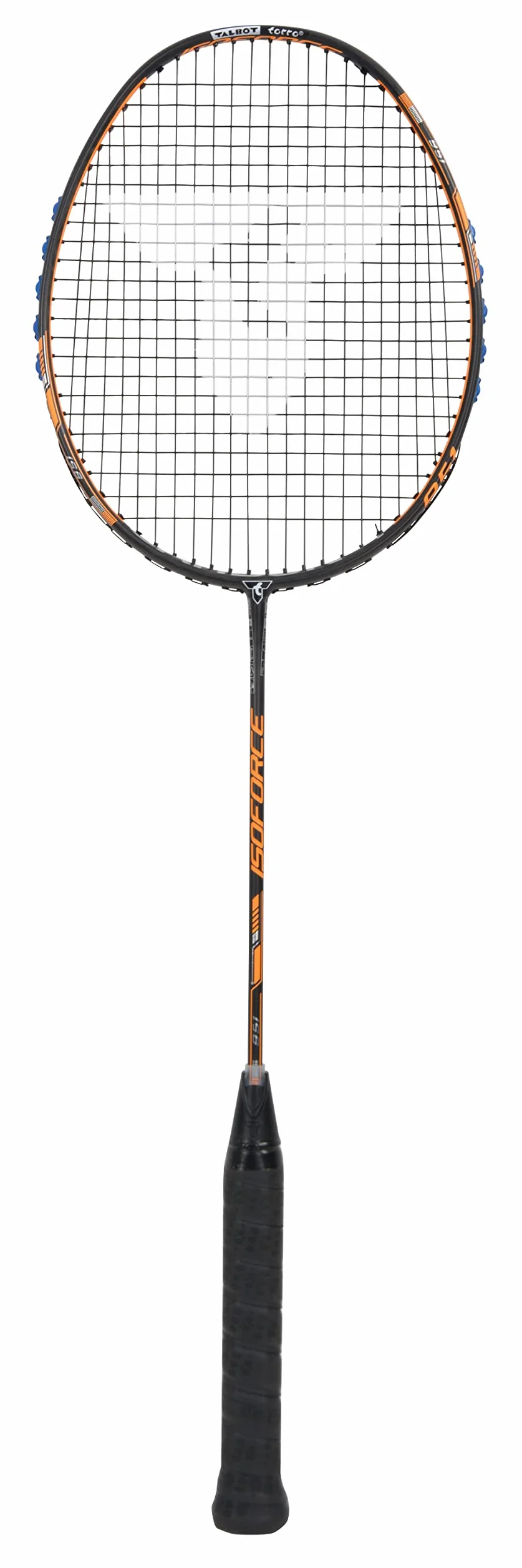 Talbot Torro Isoforce 951 Racchetta da Badminton, 100% Carbon4, Asta Lunga per la Massima Potenza, Profilo della Testa Multitaper 439564