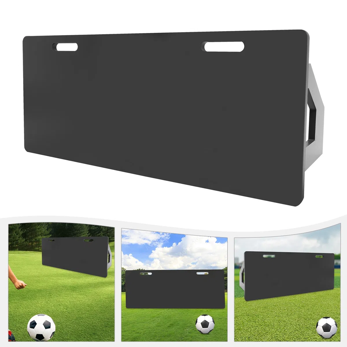 Con cerniere e perni di chiusura, ad alta stabilità, piastra di rimbalzo pieghevole portatile da parete di rimbalzo da tiro, pratica di calcio, tattica da allenamento