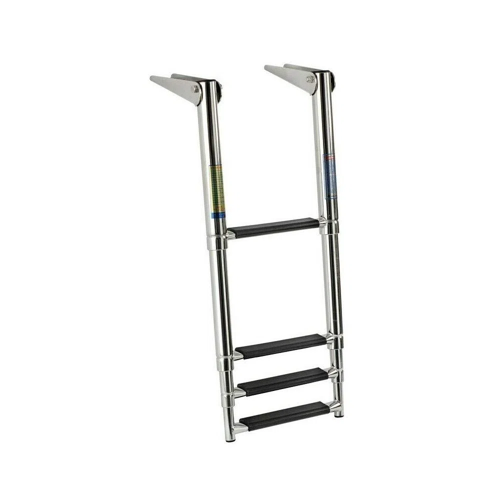 PIMAR Scaletta telescopica ribaltabile inox 316 4 gradini