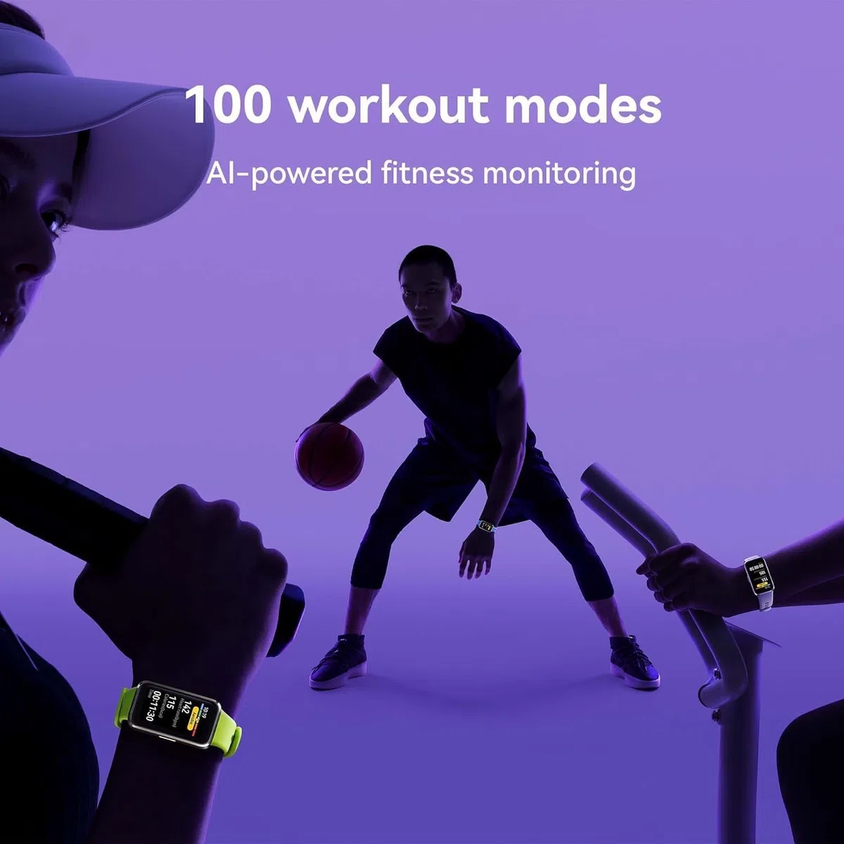 HUAWEI Band 10 Smartwatch, monitoraggio sportivo con intelligenza artificiale, monitoraggio avanzato del sonno, assistente di benessere emotivo, ricarica rapida, compatibile con iOS e Android, blu
