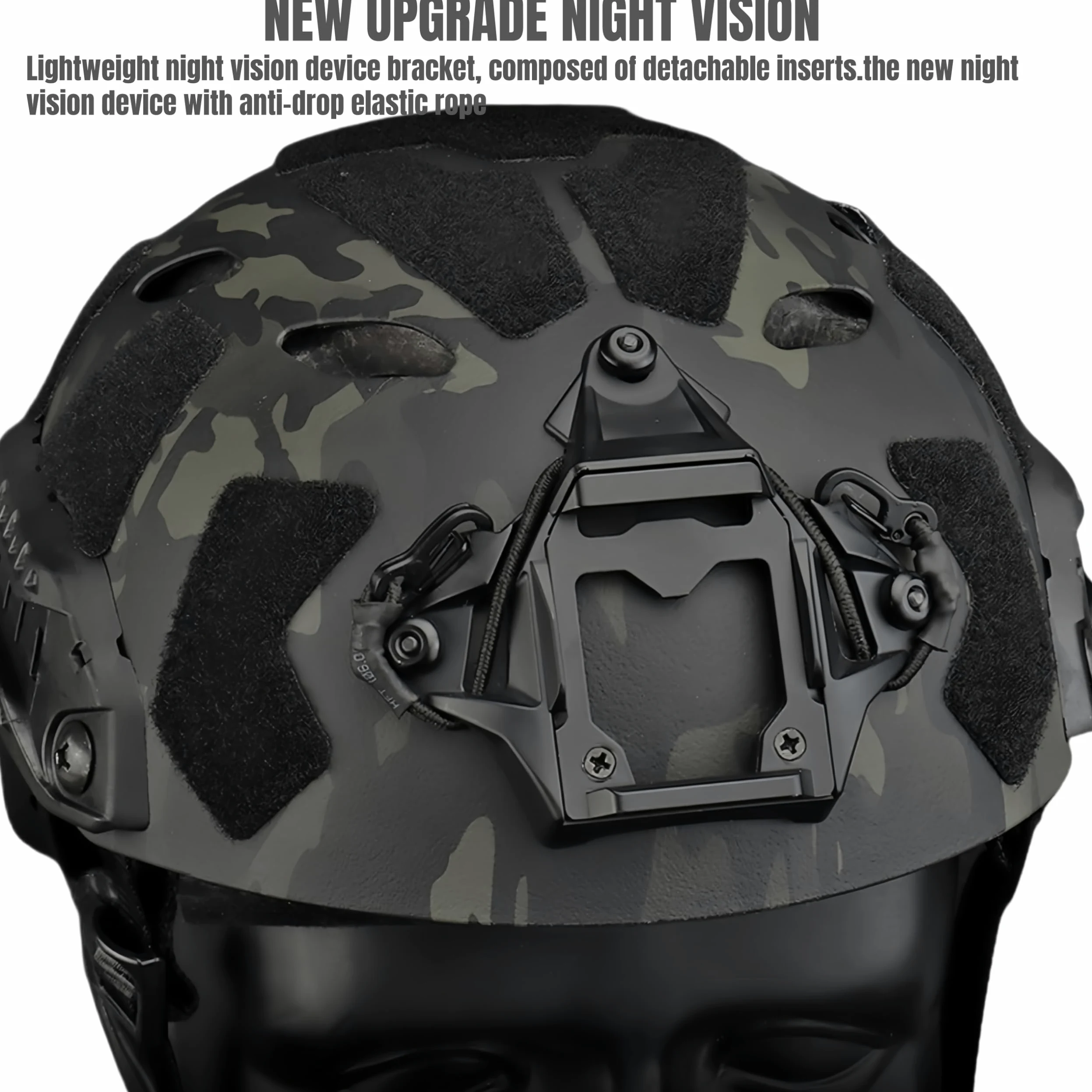 Casco tattico veloce leggero protettivo SF S.uprt casco alto taglio paintball airsoft dispositivo di visione notturna
