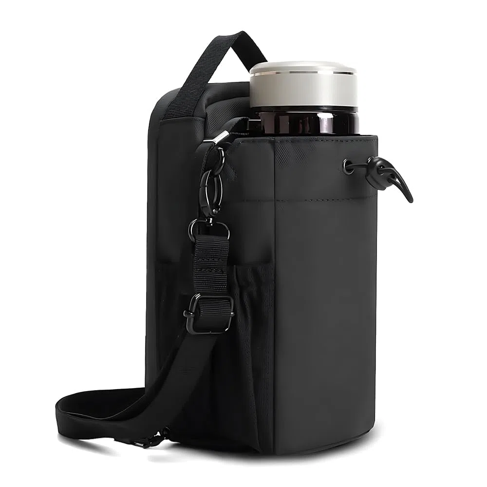 Borsa Magnetica Palestra, Accessori Palestra Portaborraccia con Tasche, Grande Capacità Porta Bottiglie Acqua Portatazze Magnetico per Bottiglia Cellulare Fitness Sport