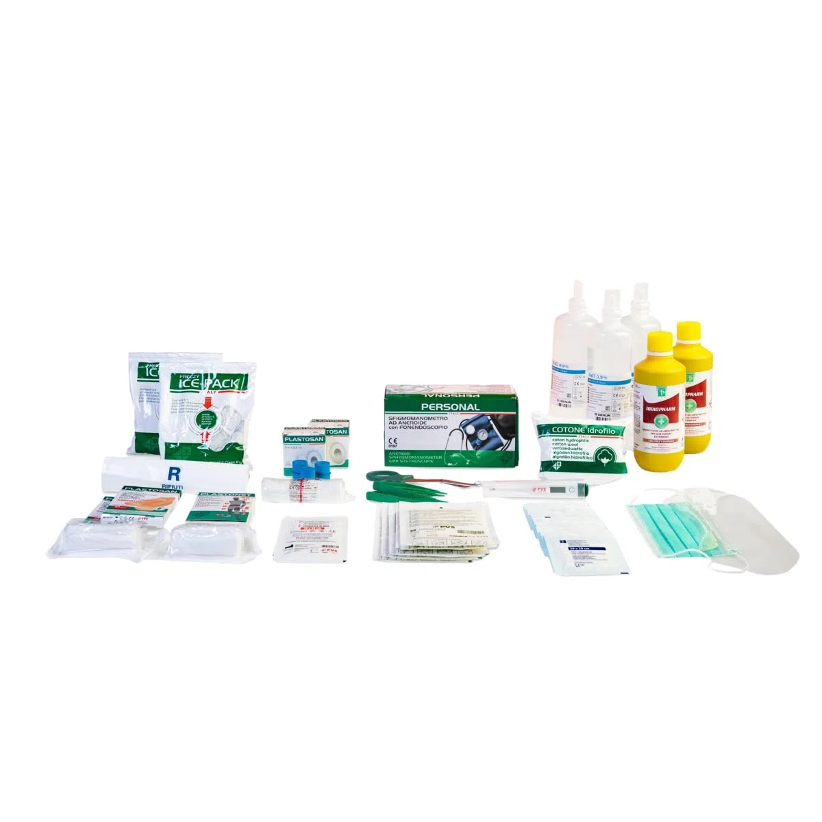 GIMA 34198 Kit Pronto Soccorso All. 1, Valigetta Plastica