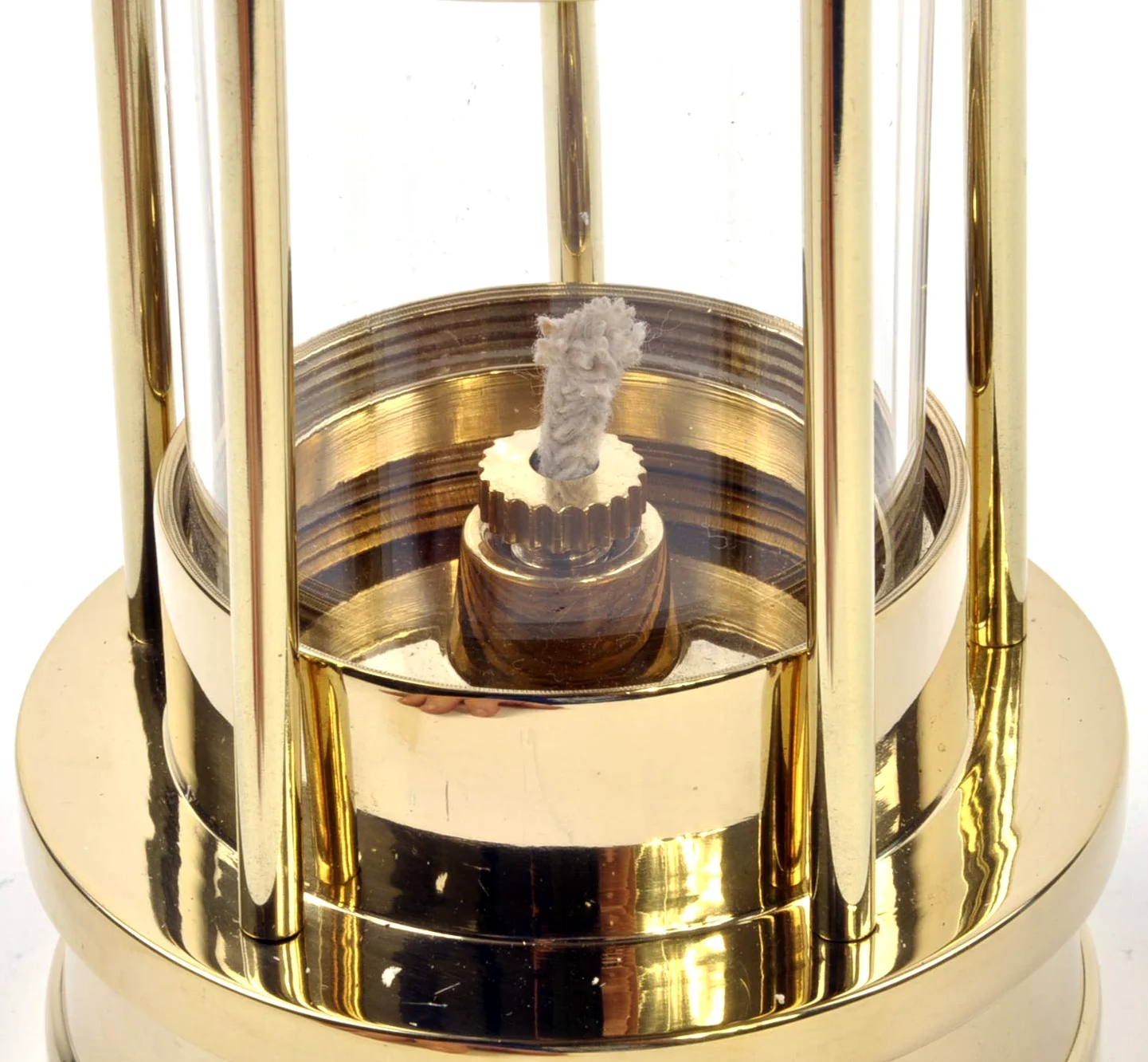 Nauticalia Lampada Miners, 24cm, Oro, Ottone, Senza Finitura, Lampada a Olio